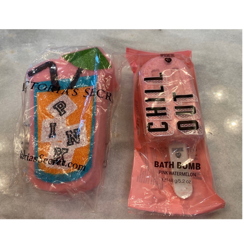 Victoria’s Secret Loofa and Popsicle Bath Bomb